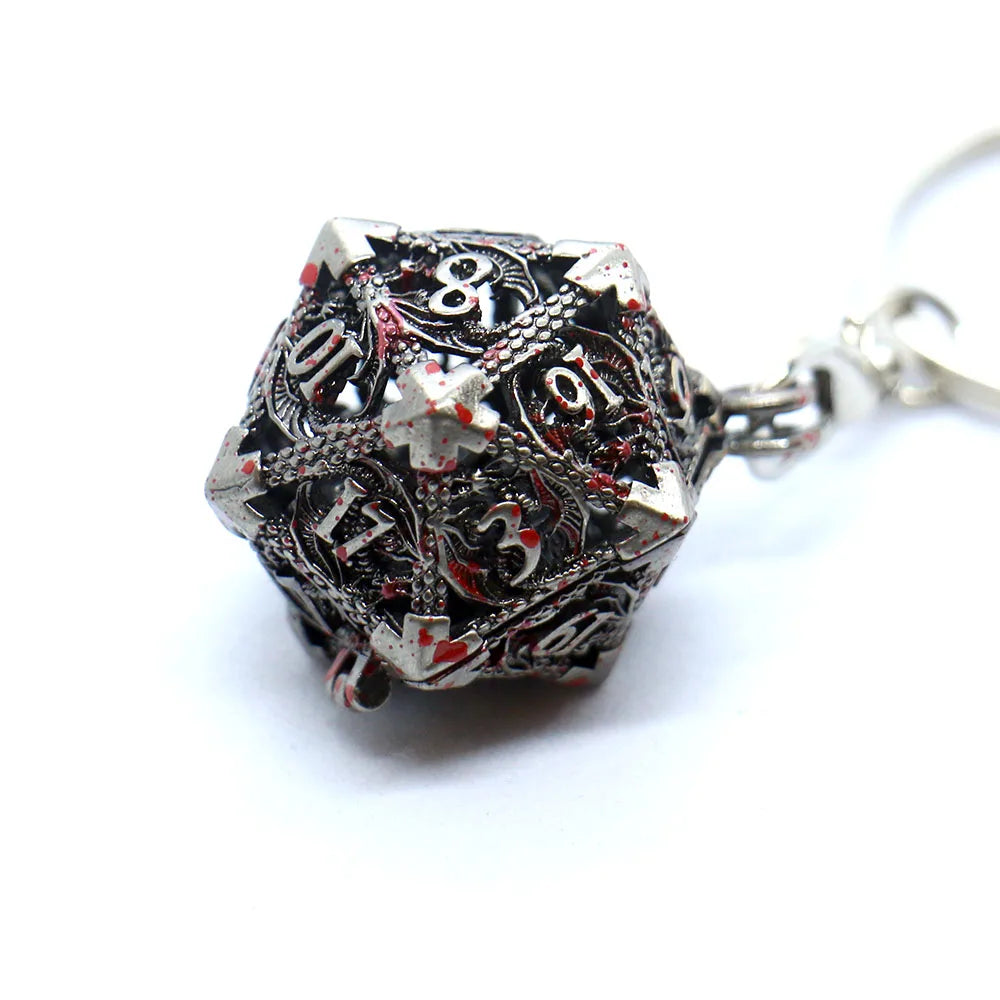 Mini Quest — Metal dice set with D20 case