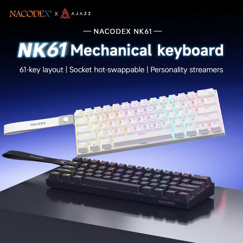 AJAZZ NK61 — Compact wired mechanical keyboard