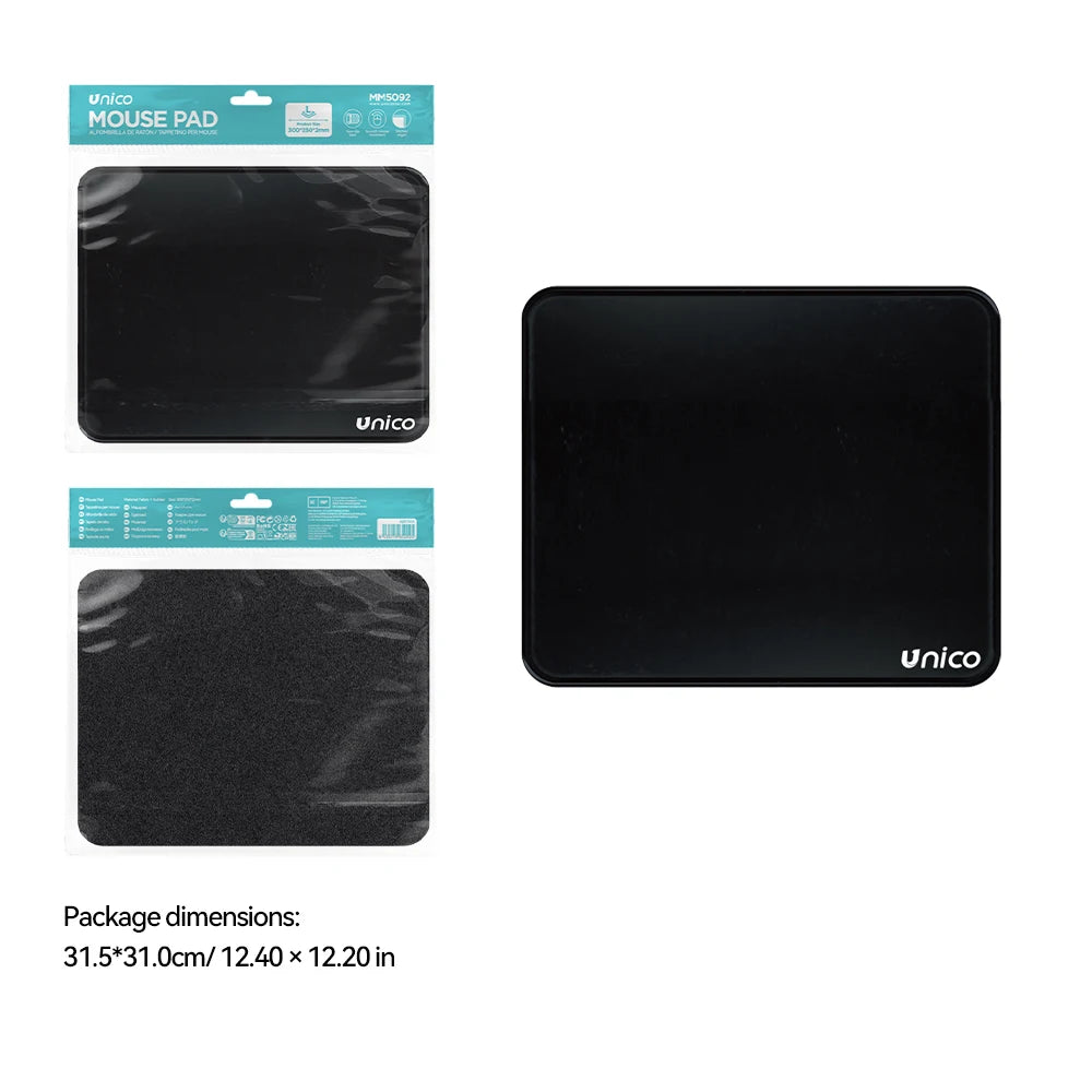 Stealth Pad — Black mouse mat 300 × 250 mm