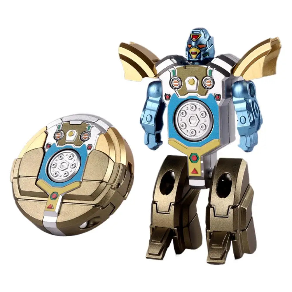 Pocket Mecha — Spinner de bureau transformable