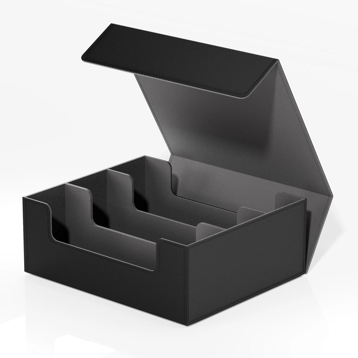 Deck Vault — Three-row TCG card box